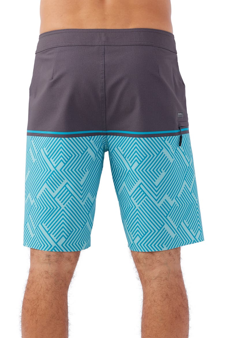 Hyperfreak Tech TRVLR Nomad 20 Swim Trunks, Alternate, color, TURQUOISE