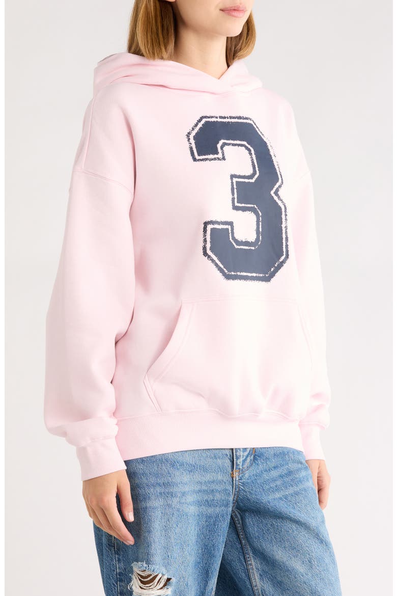 Three Hoodie, Alternate, color, PINK