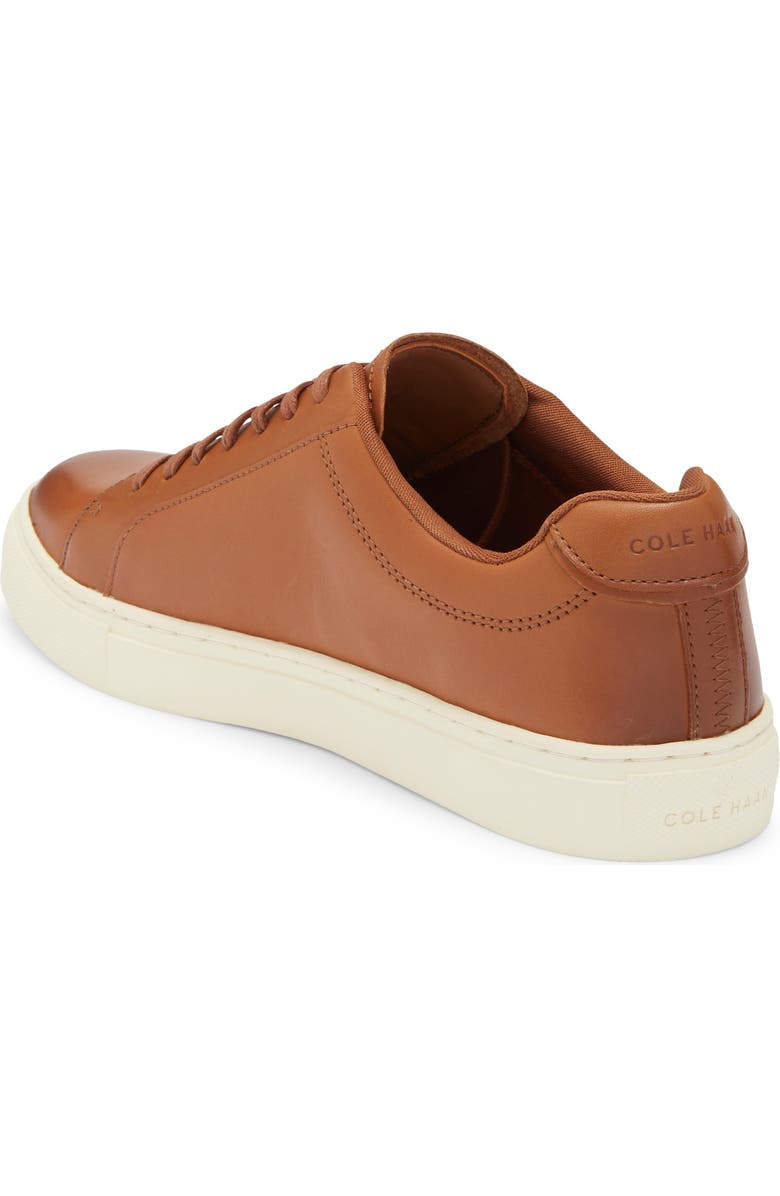 Cole Haan Grand Series Jensen Leather Low Top Sneaker, Alternate, color, British Tan