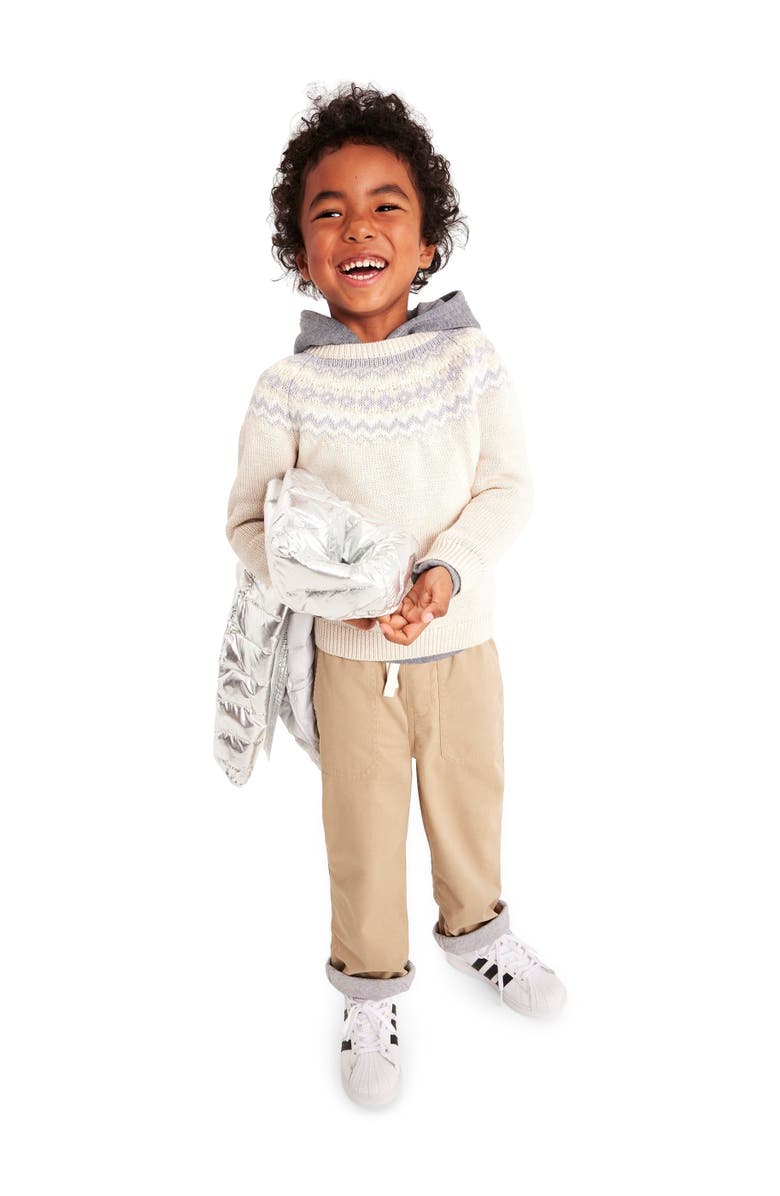 Primary Kids Lined Stretch Chino Pocket Pant, Alternate, color, 