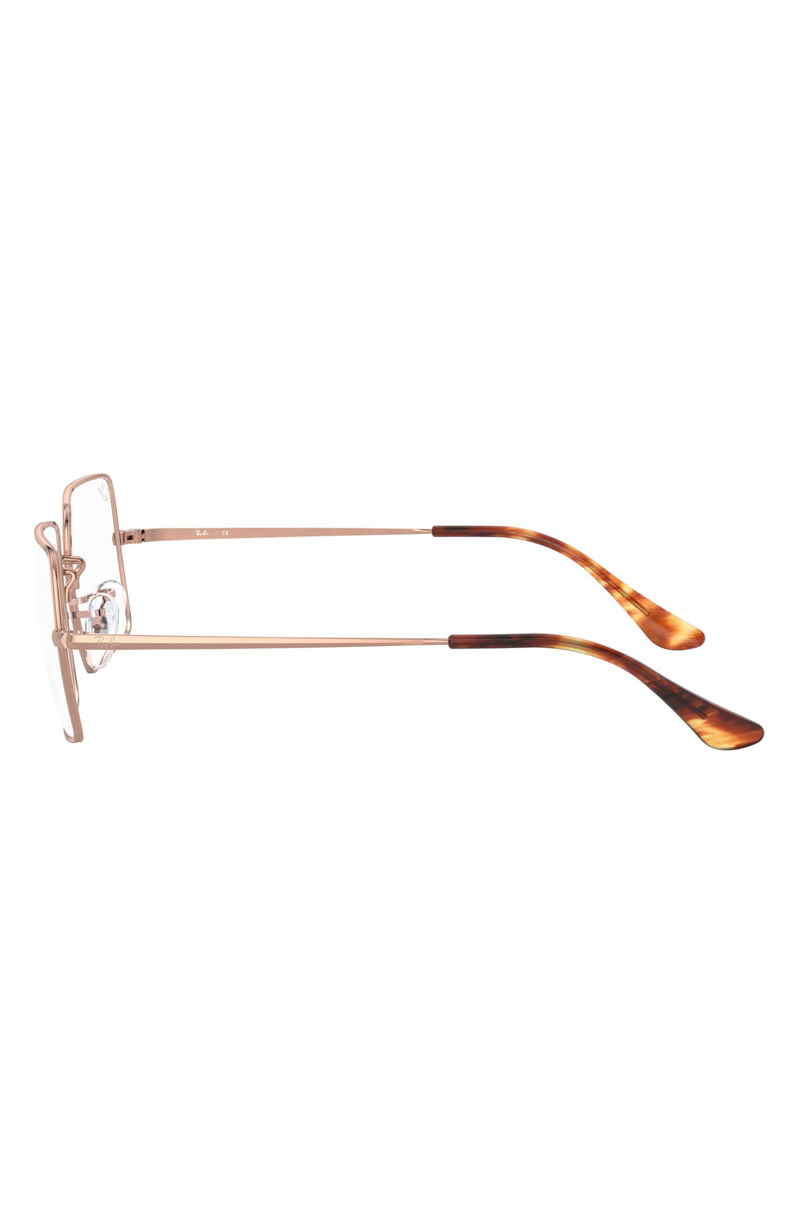 Ray-Ban Unisex 1969 51mm Rectangular Optical Glasses | Nordstromrack