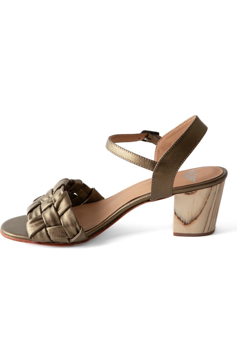 Fortress Lilah Heeled Woven Sandal, Alternate, color,