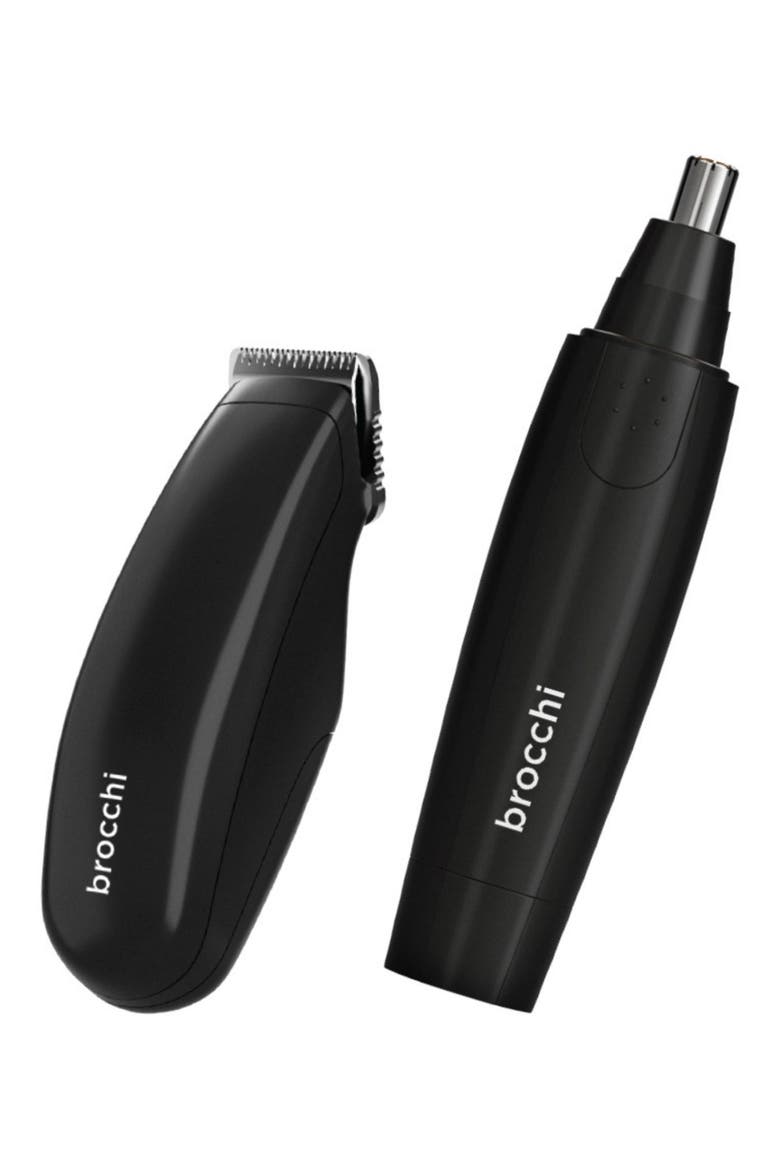 Edge Duo Cordless Nose & Hair Trimmer Set, Alternate, color, BLACK