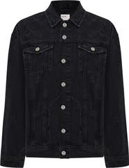 PCFG Cotton Distressed Denim Jacket
