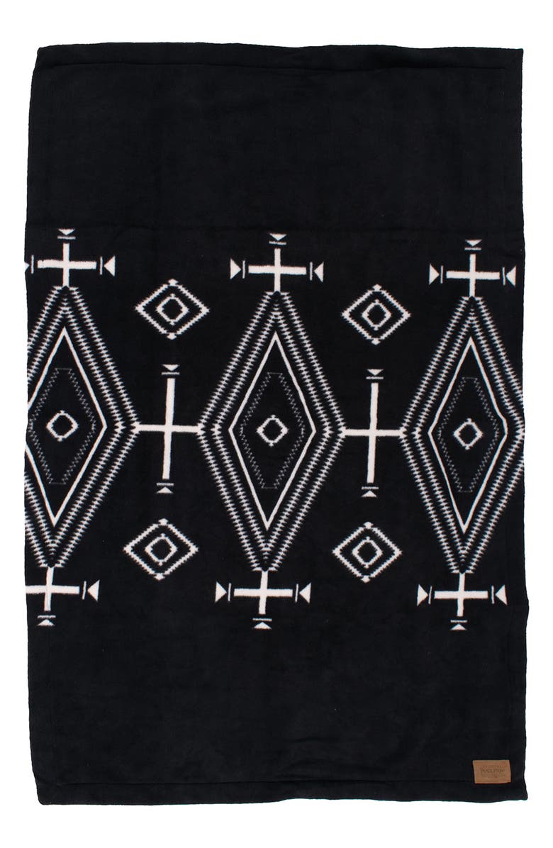 Pendleton Fleece Crate Blanket, Alternate, color, Los Ojos
