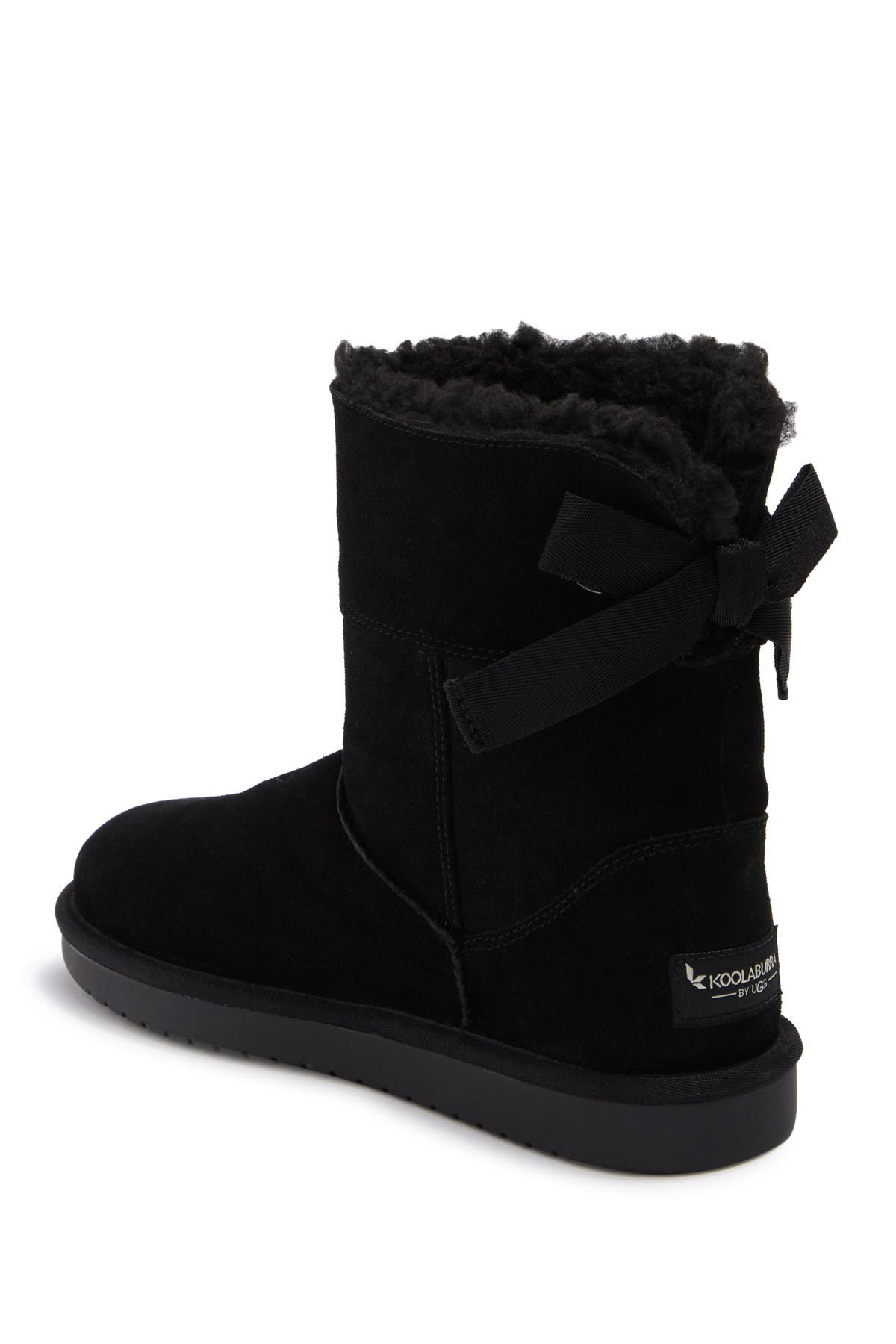 Koolaburra by UGG<sup>®</sup> Andrah Suede Faux Fur Lined Short Boot, Alternate, color, 
