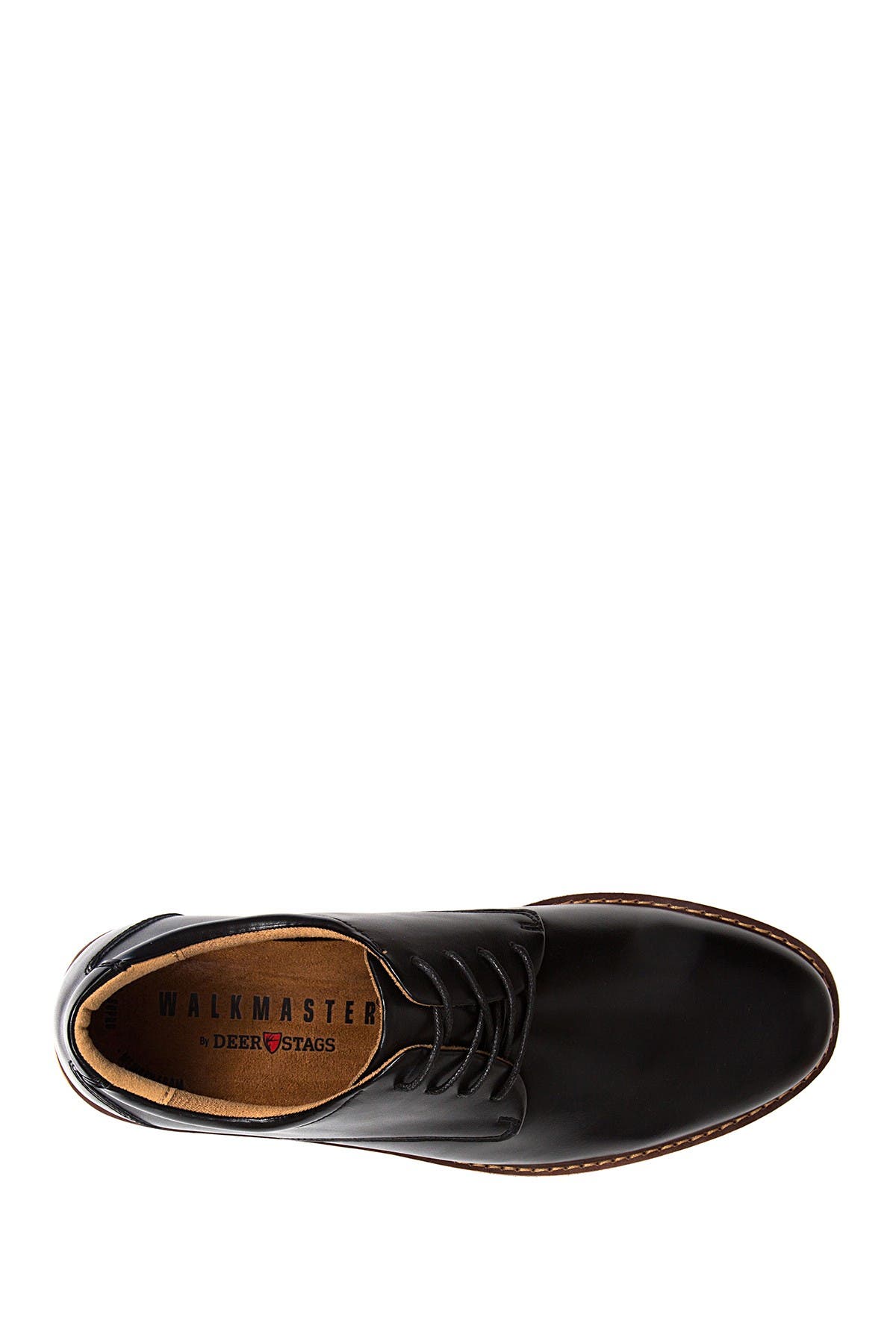 Deer Stags Walkmaster Plain Toe Derby - Wide Width Available, Alternate, color, Black