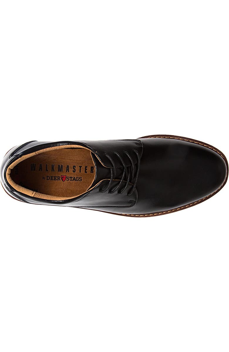 Deer Stags Walkmaster Plain Toe Derby - Wide Width Available, Alternate, color, Black