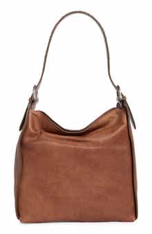 Carla Studded Leather Hobo Bag