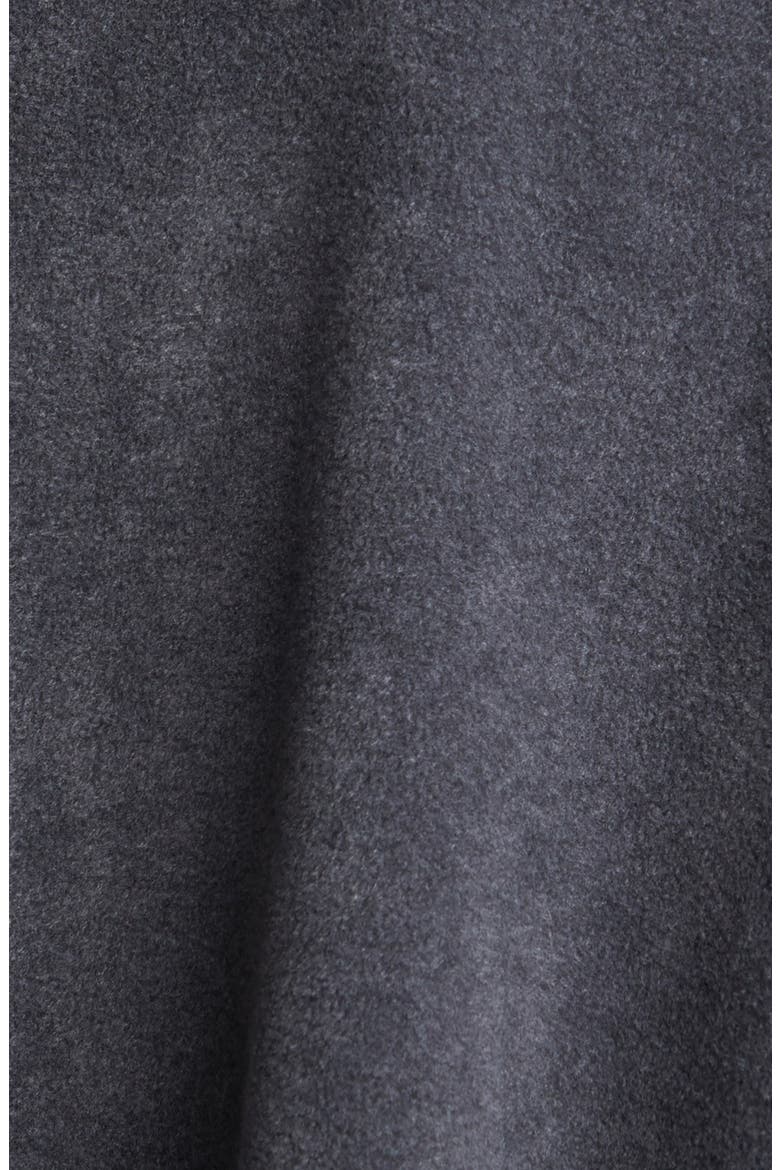 'Mosaic' Cape, Alternate, color, CHARCOAL/ BLACK/ MIDNIGHT MINK
