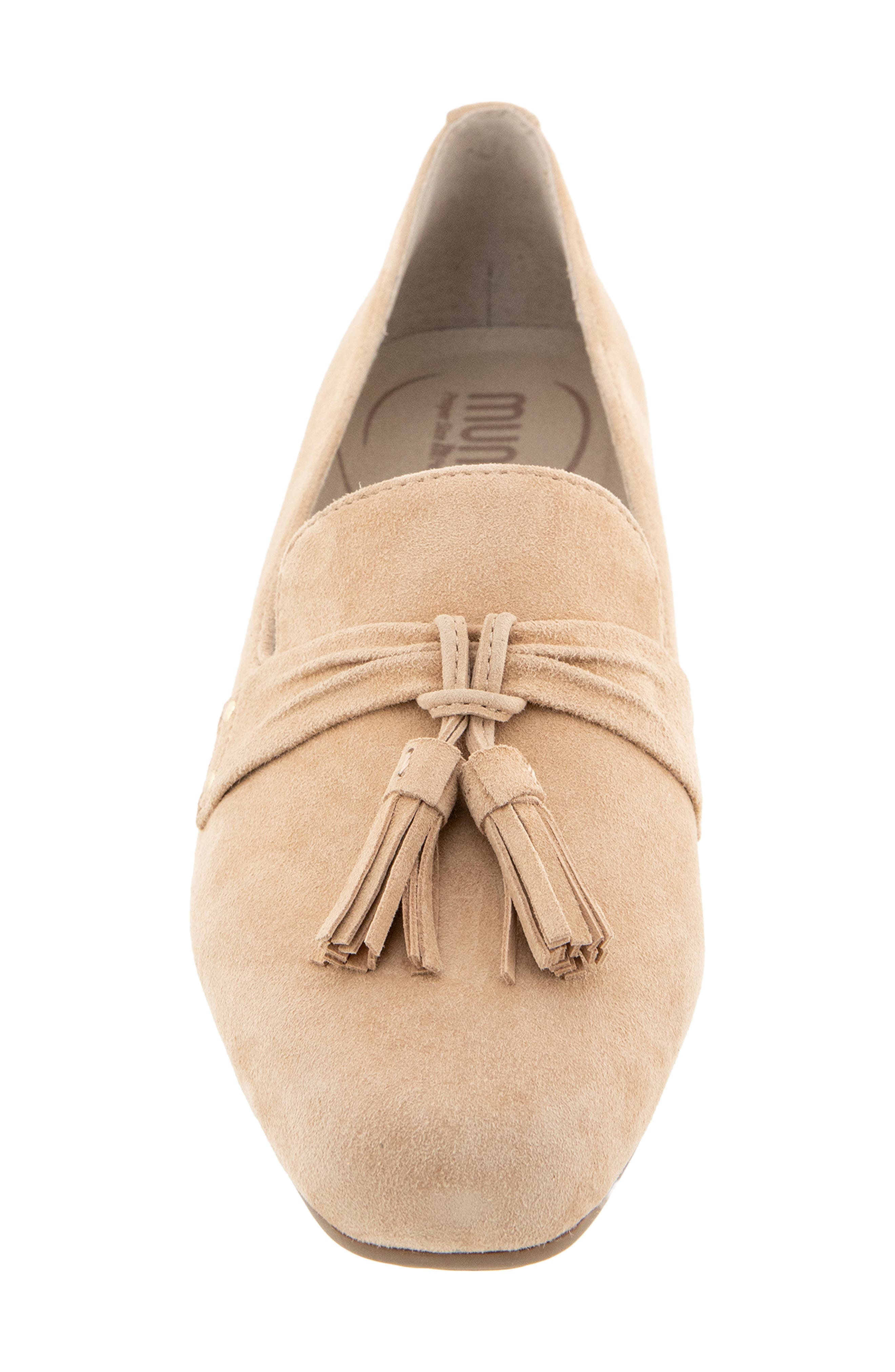 Ember Leather Loafer, Alternate, color, TAN SUEDE