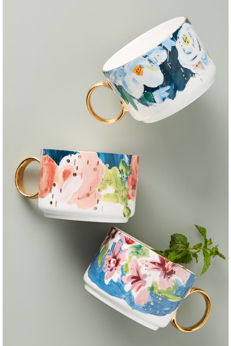 Anthropologie Anais Mug, Main, color, IVORY
