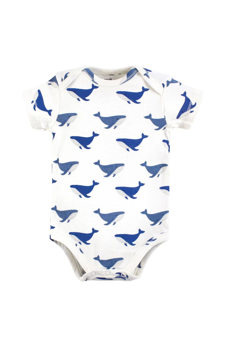 Touched by Nature 3Pk Organic Bodysuits, Alternate, color, Mystic Sea Creatures