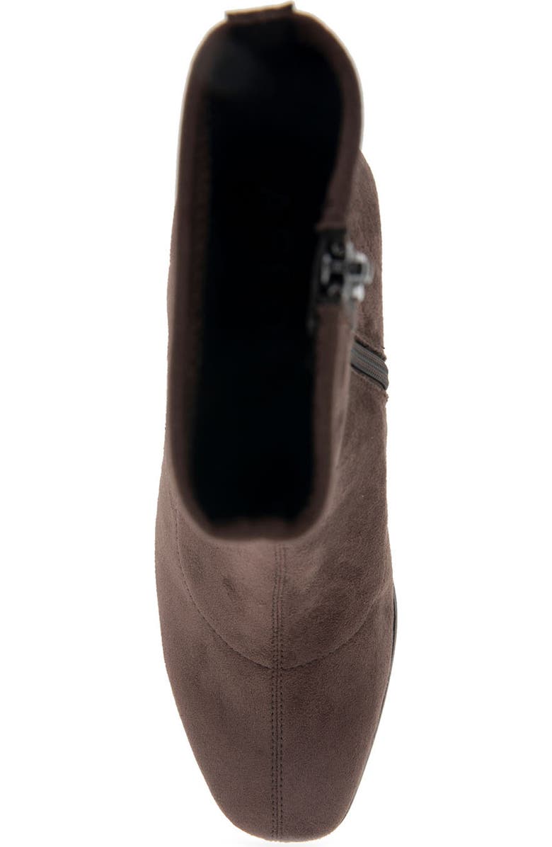 Aerosoles Corinda Block Heel Bootie, Alternate, color, Java Faux Suede