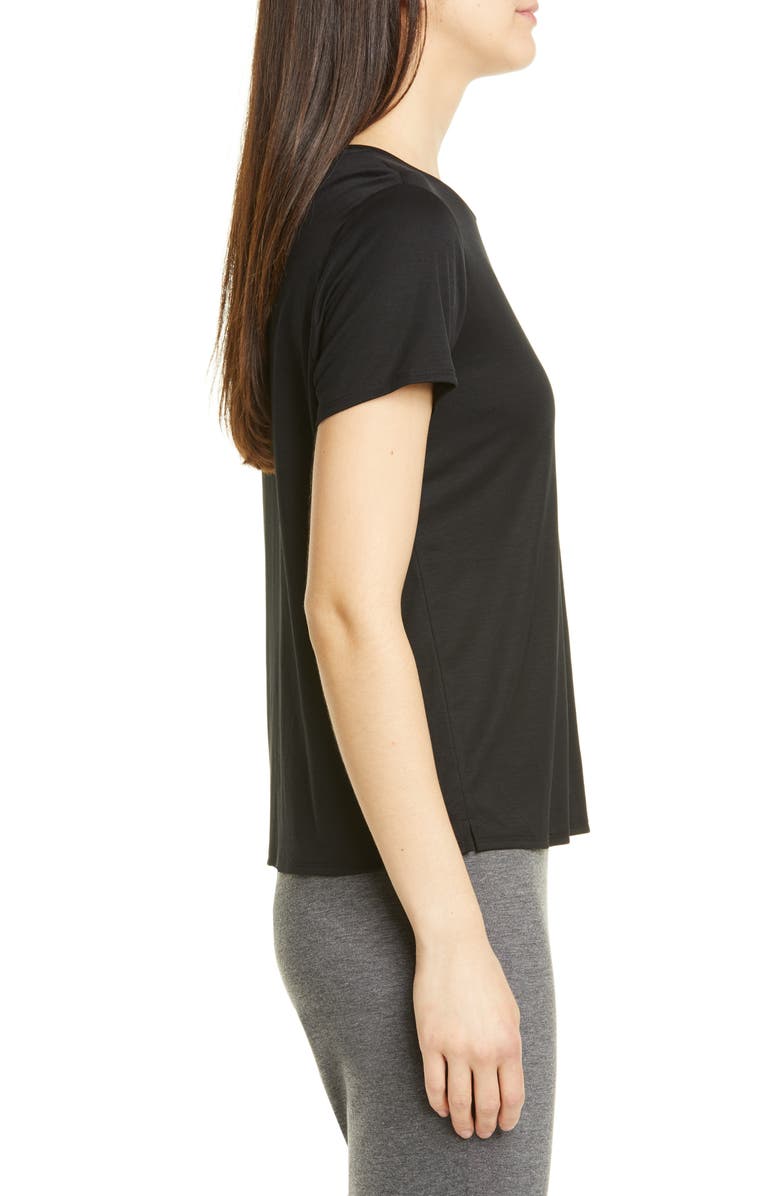 Eileen Fisher Short Sleeve Tencel<sup>®</sup> Lyocell Tee, Alternate, color, 