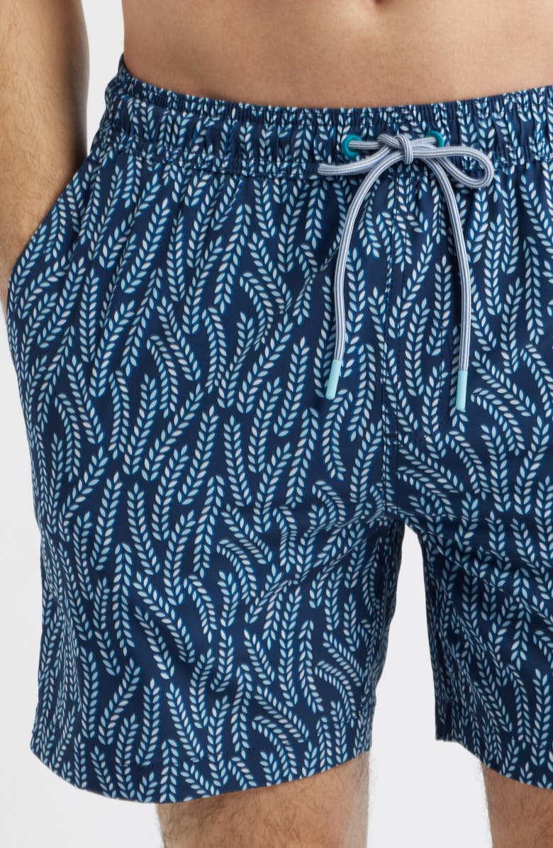 Tommy Bahama Naples Floating Vines 6-Inch Swim Trunks, Alternate, color, Insignia Blue
