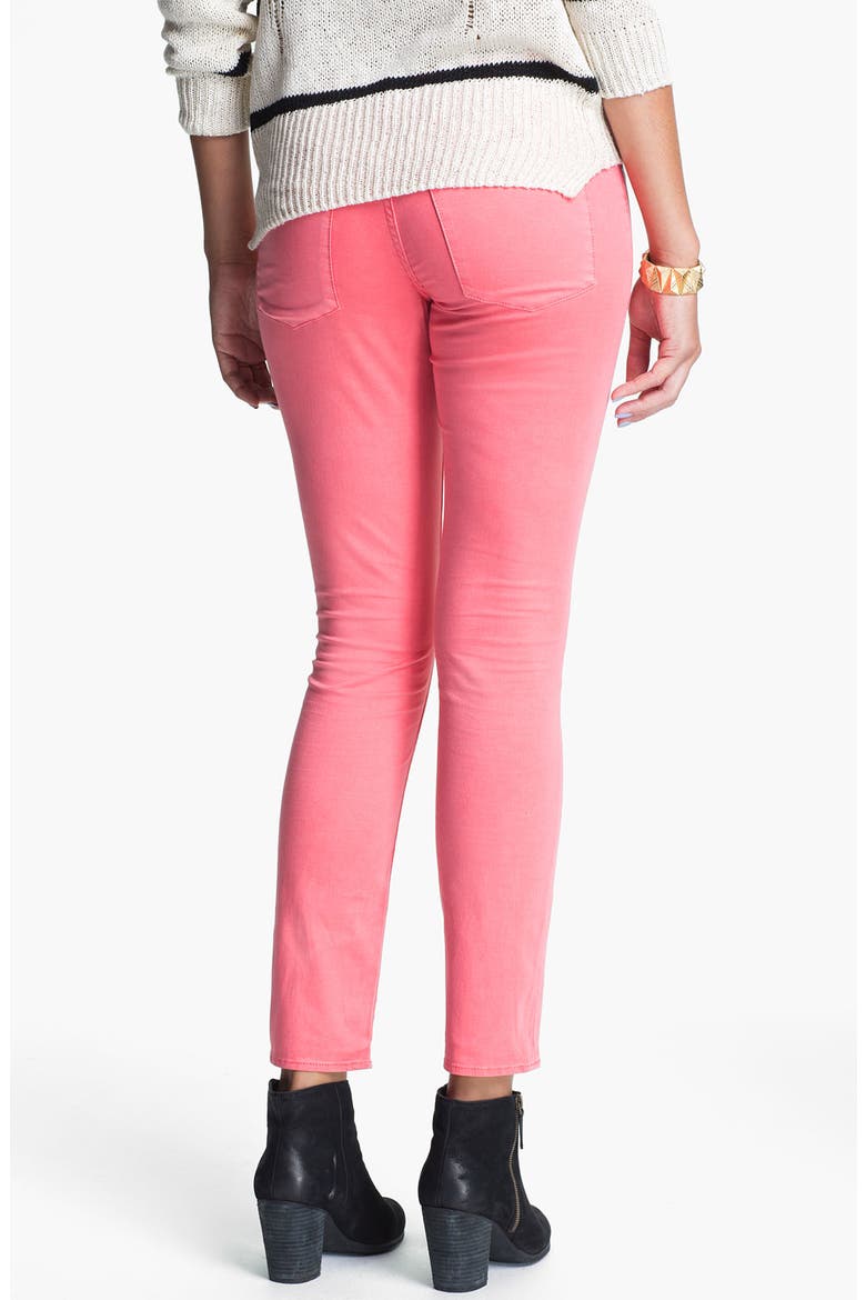 'Olivia' Skinny Jeans, Alternate, color, BERRY
