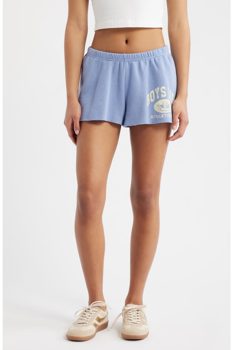 Athletic Dept. V3 Graphic Sweat Shorts, Main, color, BLUE