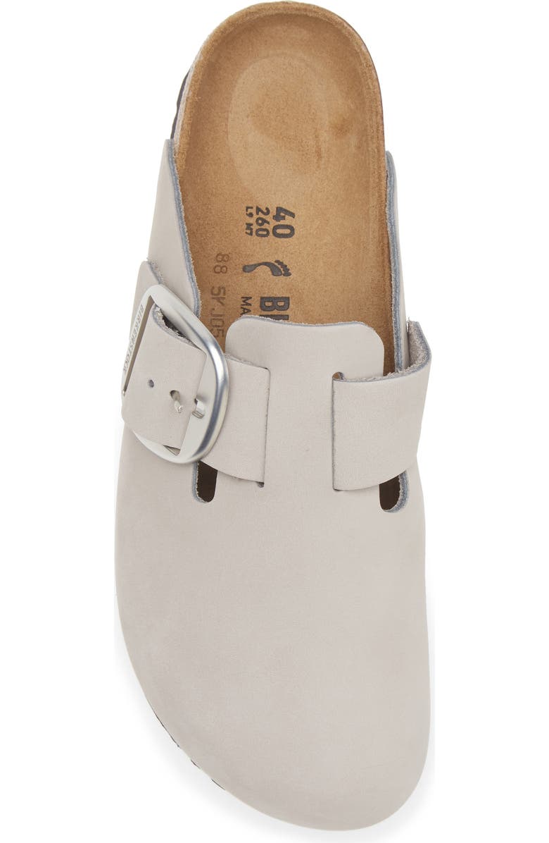 Birkenstock Boston Big Buckle Clog, Alternate, color, Stone Coin