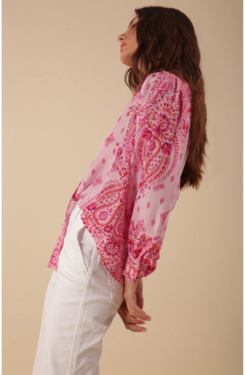 Hale Bob Eden Silk Top, Alternate, color,