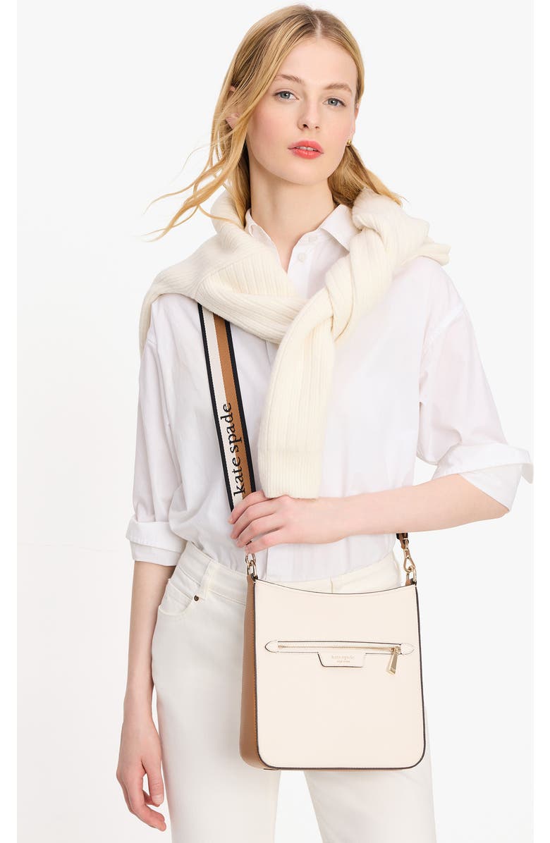 Kate Spade New York hudson colorblock pebble leather crossbody bag, Alternate, color,