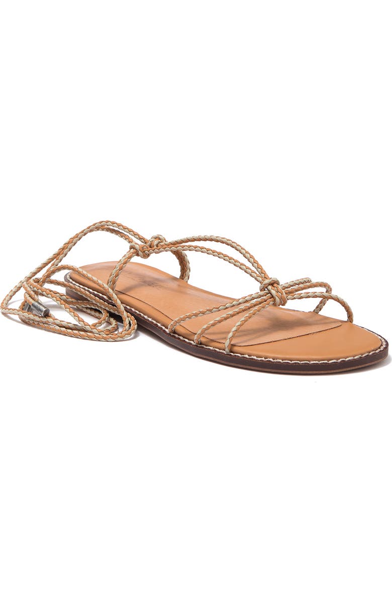 Madewell Braided Lace-up Sandal, Main, color,