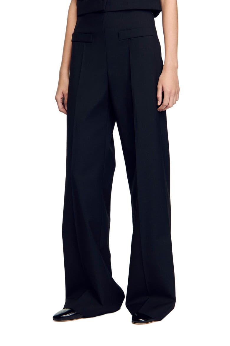 Suit trousers, Main, color, Black