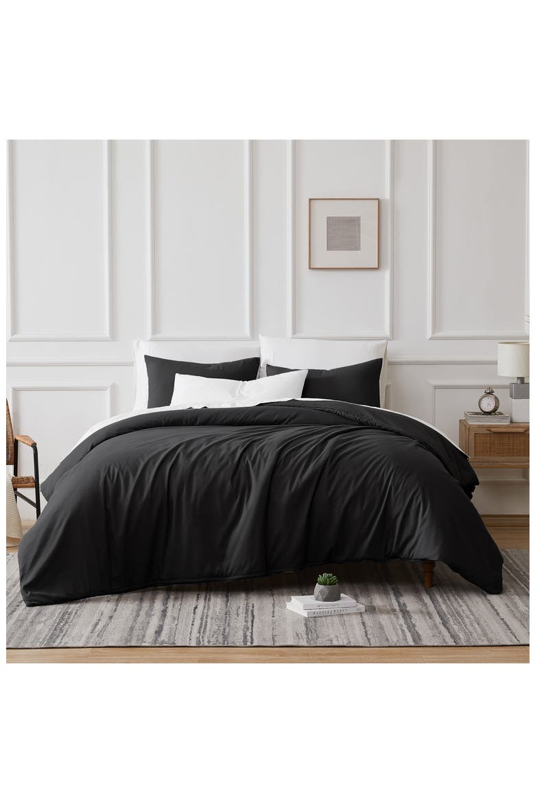 Vilano Springs Duvet Cover Set, Main, color, BLACK