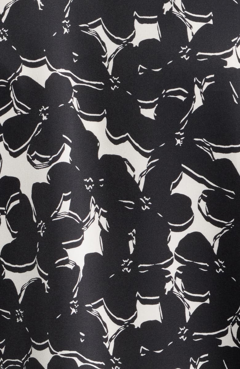 Anne Klein Print Top, Alternate, color, Anne Black/ White Dove