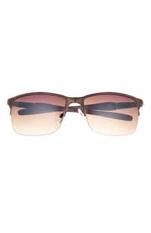 62mm Half Rim Sunglasses