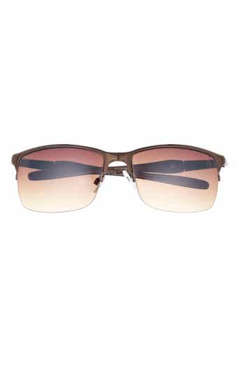 Vince Camuto 62mm Half Rim Sunglasses