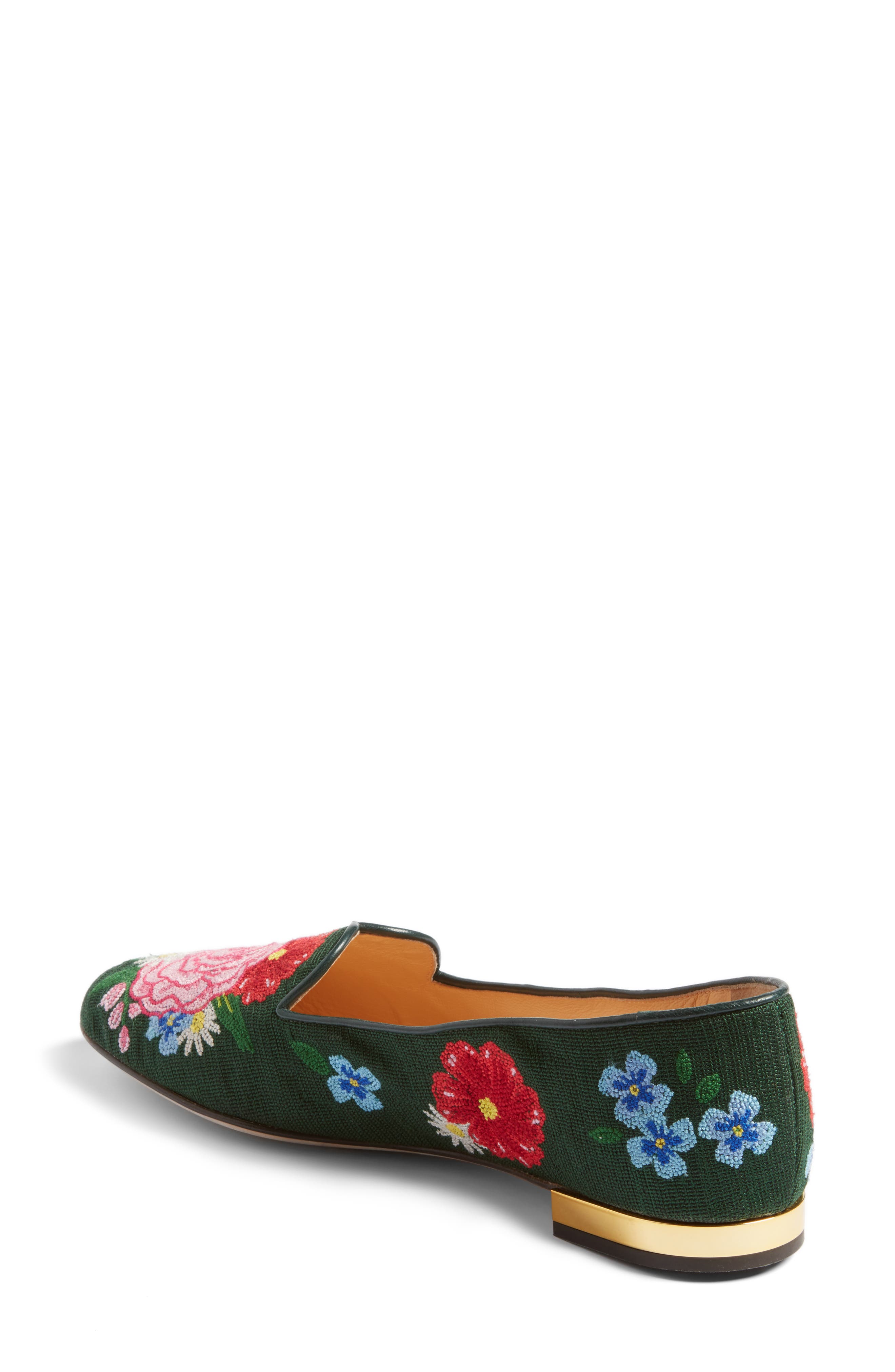 Charlotte Olympia Rose Garden Loafer, Alternate, color, 