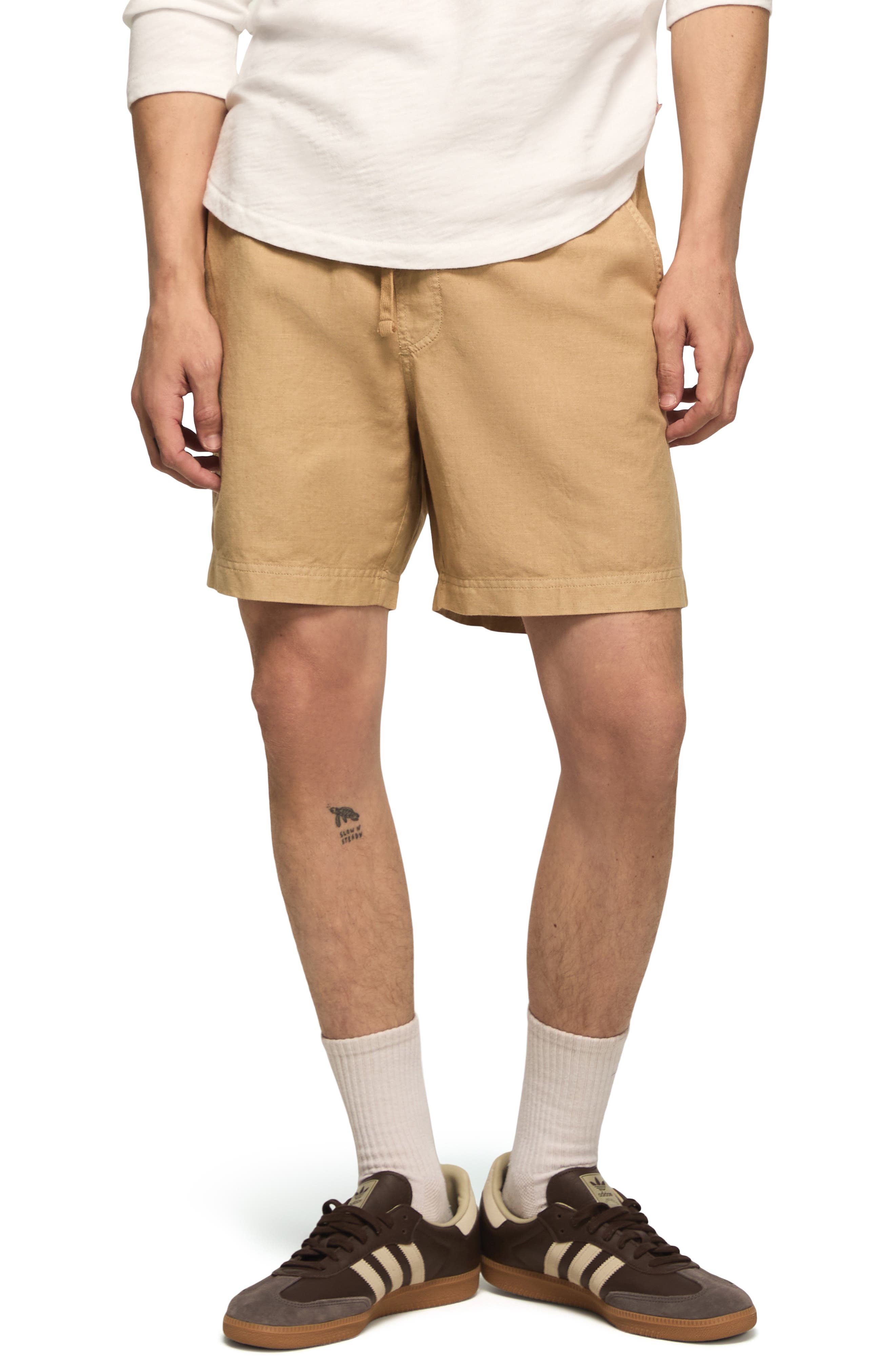 Linen & Cotton Pull-On Shorts - image 5
