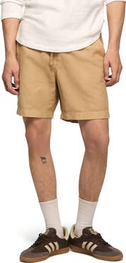 Lucky Brand Linen & Cotton Pull-On Shorts