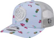 New Era Men's New Era Light Blue/Gray Brooklyn Nets Adventure Aloha Pattern 9SEVENTY Stretch-Snap Hat