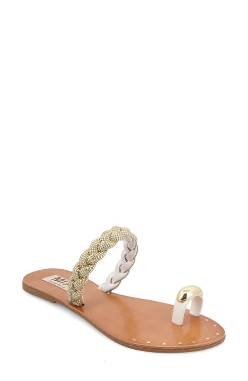 Shop Mia Limited Edition Toya Toe Loop Sandal In White