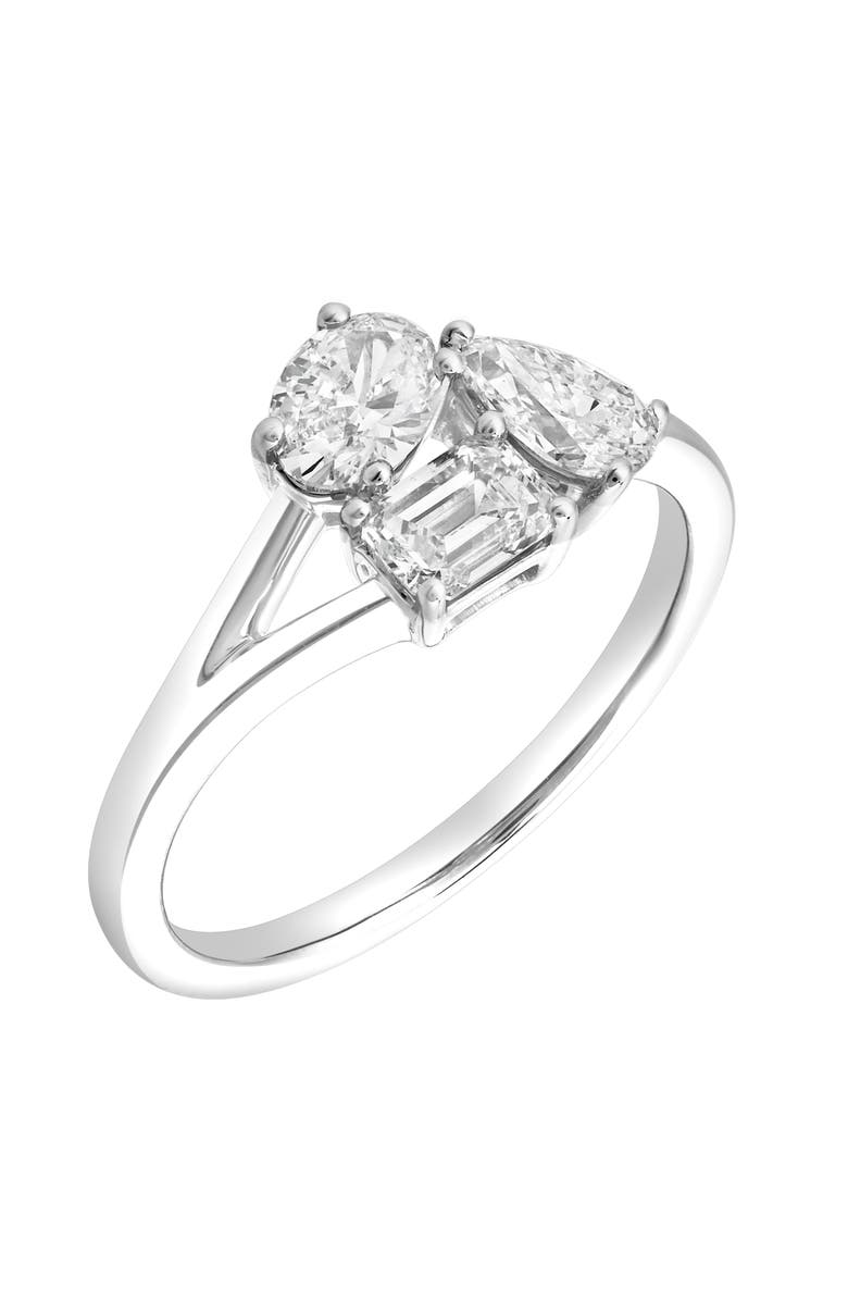 LuvMyJewelry Mysaria 14K Gold Lab Grown Diamond Ring - 1 Ct, Main, color, 14K White Gold