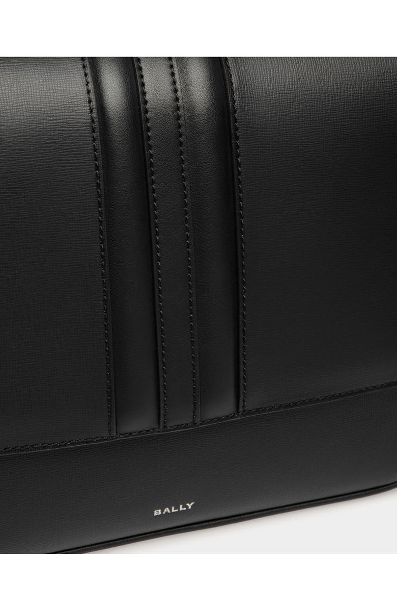 Bally Crossbody Bag in Recycled Leather, Alternate, color, Black+Palladio