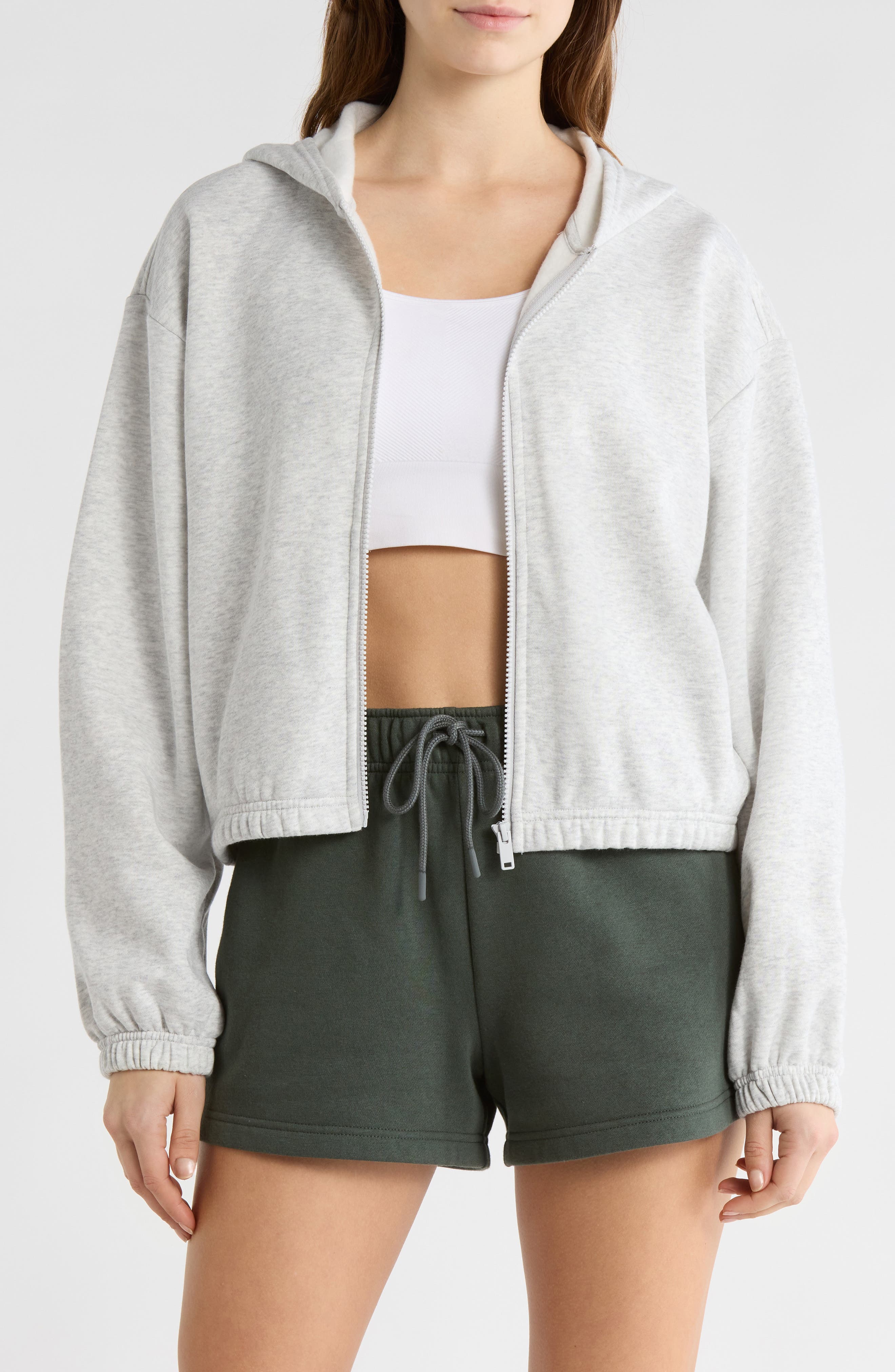 Z by Zella Feather Fleece Zip Hoodie
