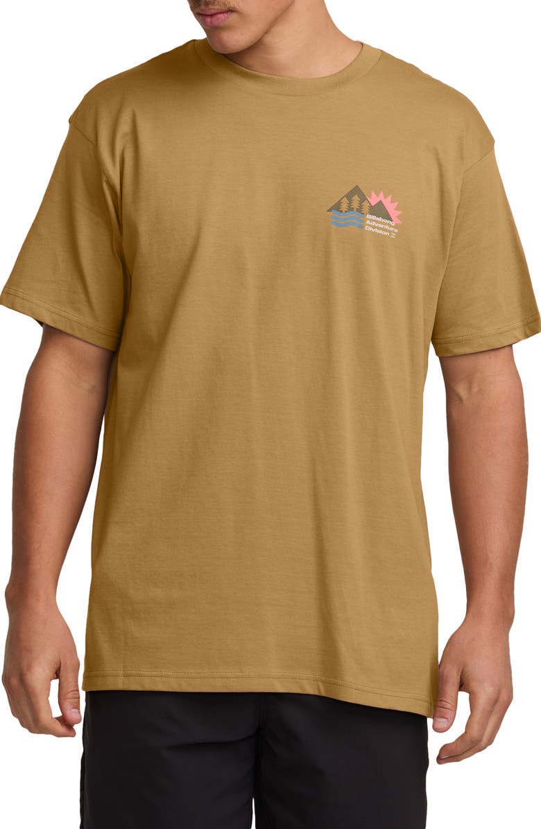 Billabong Ridgeline Adventure Division Organic Cotton Graphic T-Shirt, Main, color,