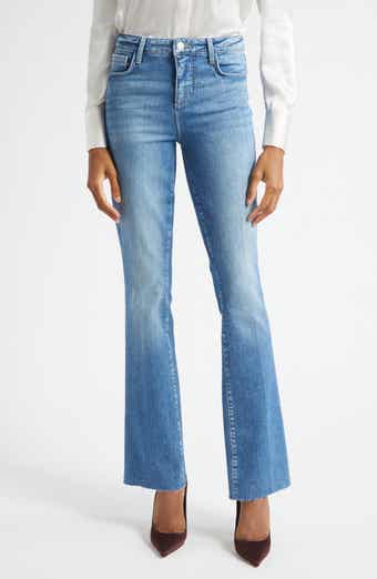 Ruth Raw Hem Straight Leg Jeans