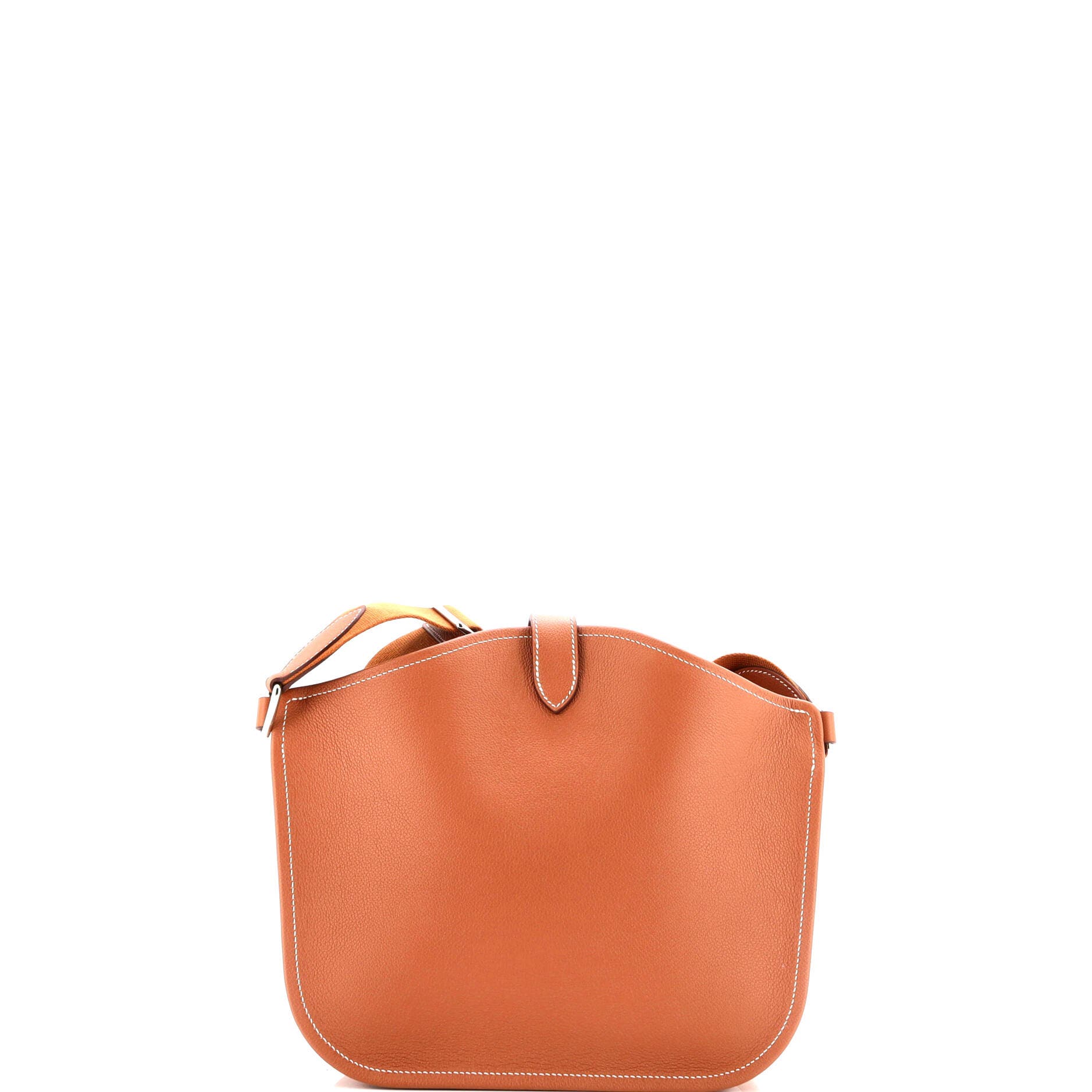 Pre-Owned Hermes Attelage Crossbody Bag Evercolor, Alternate, color, 