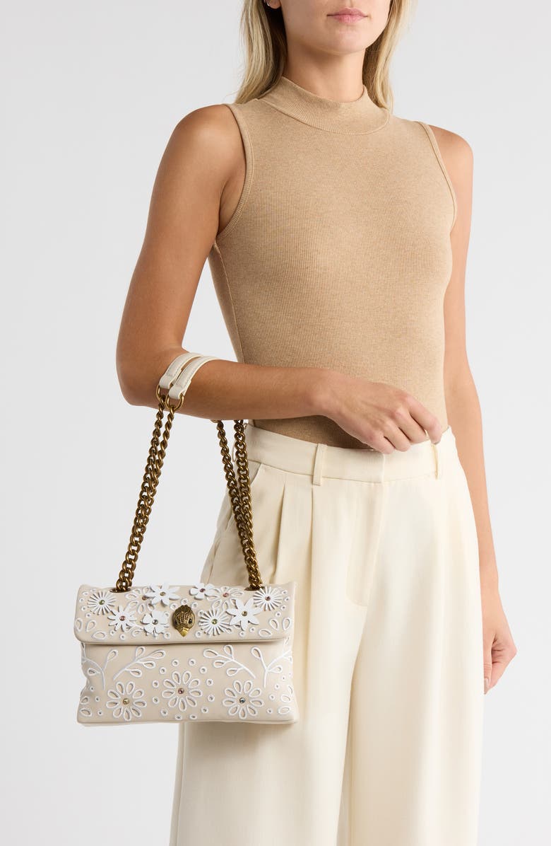 Kurt Geiger London Kensington Flower Convertible Shoulder Bag, Alternate, color,