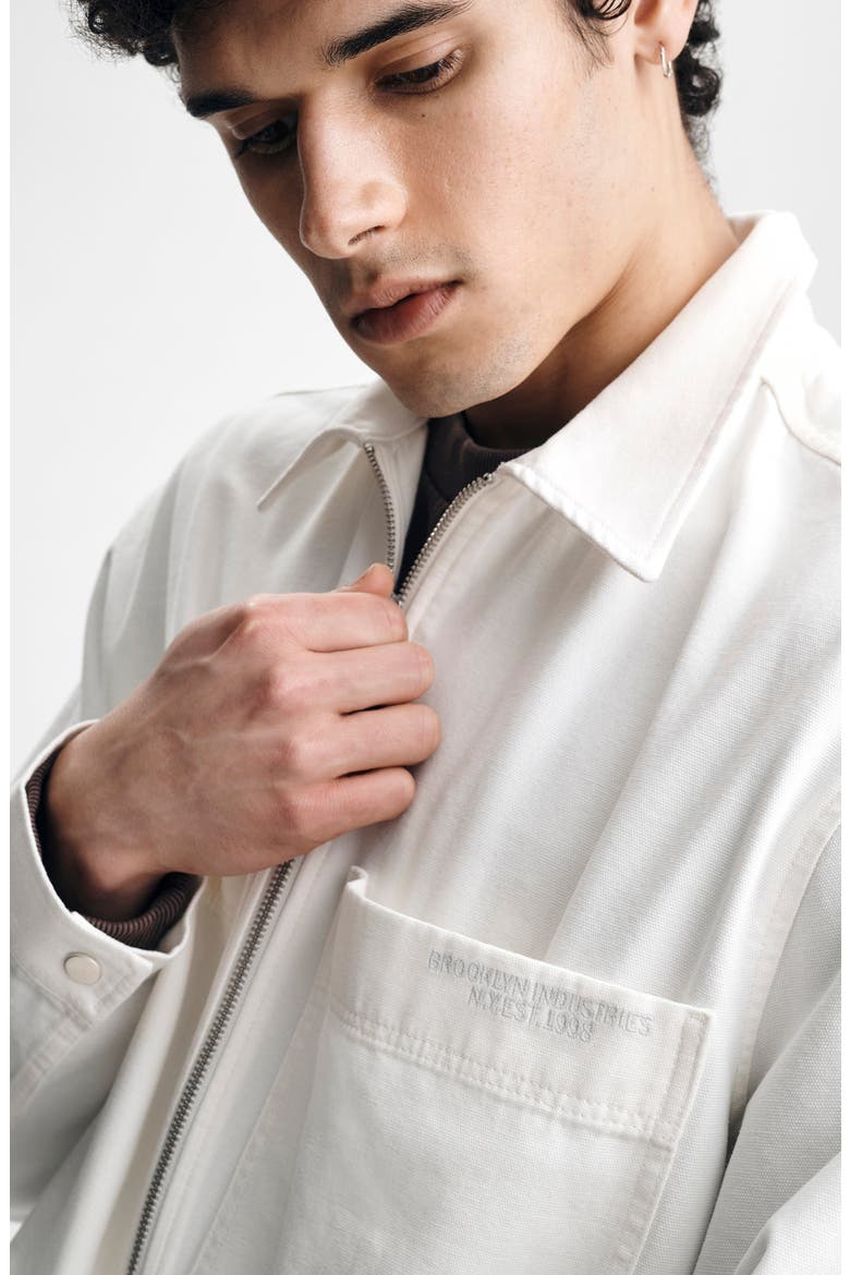 Cotton Overshirt, Alternate, color, ANTIQUE WHITE