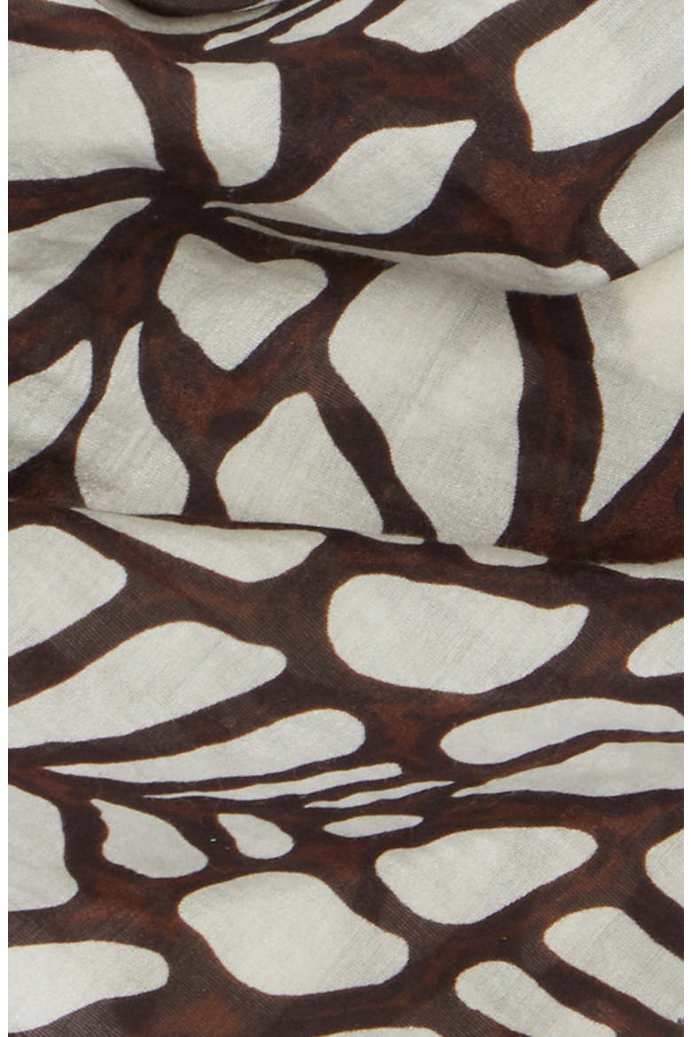 Square Scarf, Alternate, color, C001 BROWN