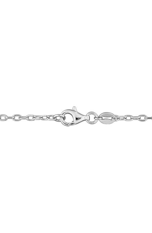 Delmar Lab Grown White Sapphire & Cultured Pearl Tennis Necklace & Earrings Set