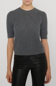 FRAME The Gathered Honeycomb Cashmere Sweater