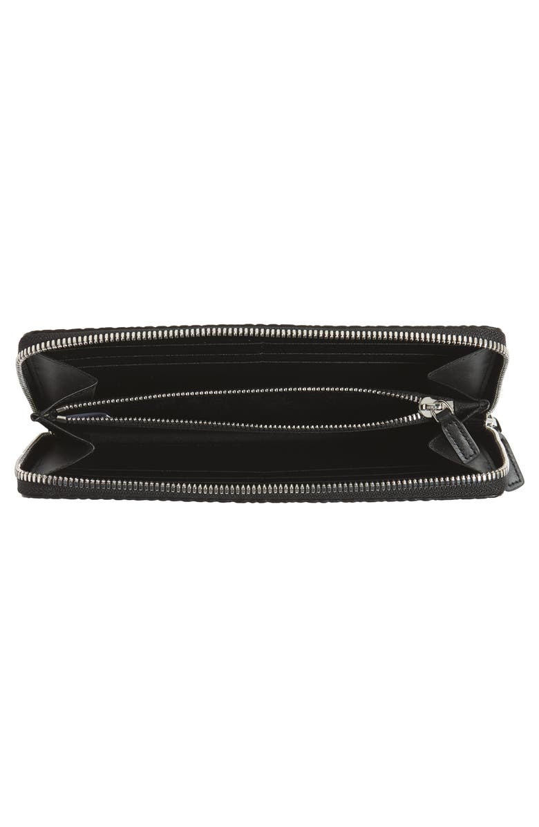 MCM Visetos Original Zip Around Coated Canvas Wallet, Alternate, color, 