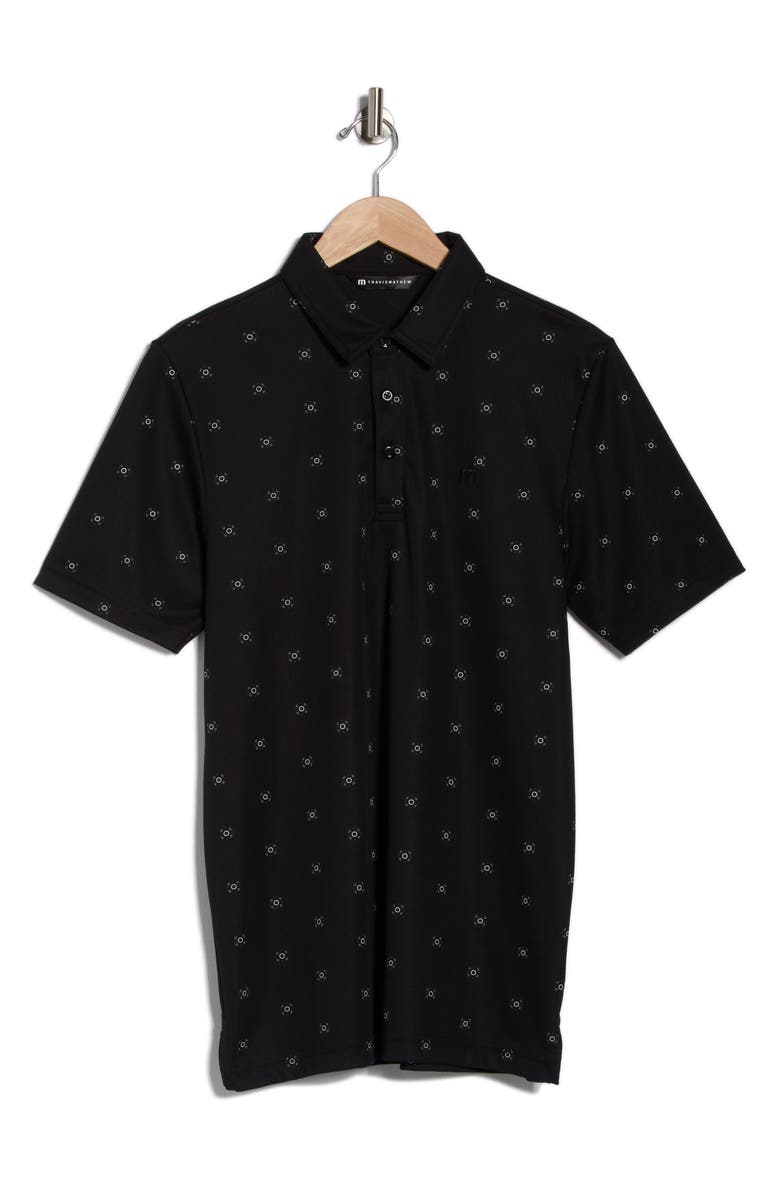 TravisMathew Resemblance Knit Polo, Alternate, color, Black