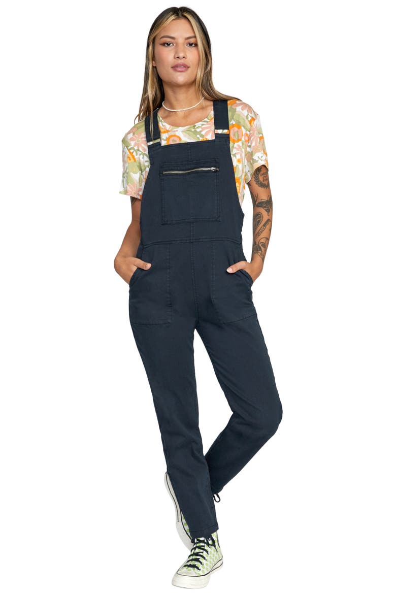 Peace Mission 2 Overalls, Alternate, color, BLACK